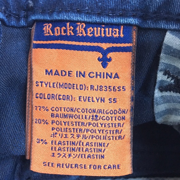 Rock Revival Evelyn Flap Pockets Skinny Jeans Size 27 - Picture 15 of 17